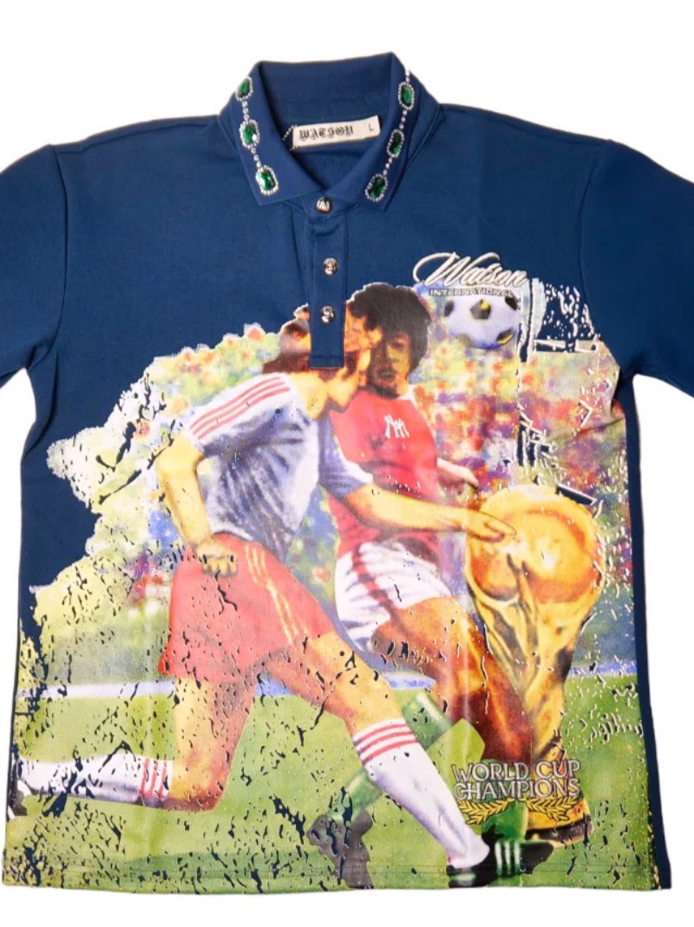 Medium WATSON WORLD CUP CHAMPIONS RUGBY POLO (NAVY)